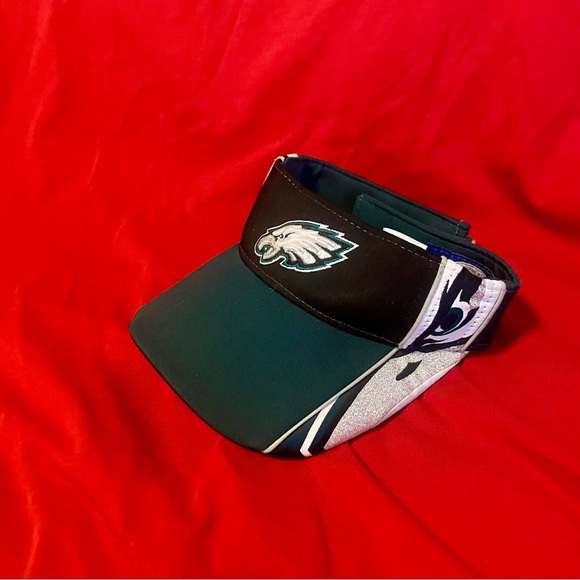Vintage Reebok NFL Phi Eagles Team Visor (OS) - Picture 1 of 5